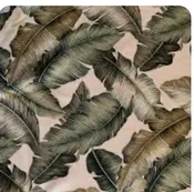 Banana Leaf Vintage inspired bark cloth