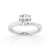 1.00 ct - Round  - Solitaire Ring