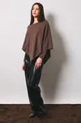 All Wrapped Up Chocolate Cape Sweater