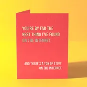 'Best Thing on the Internet' Greeting Card
