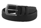 1 1/4″ Smooth Leather Belt – Black