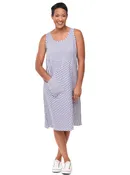 Dawson Womens Dress in Peri Checks