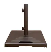 100LB  Monaco Aluminum Square Base W/ Wheels and Handle by Treasure Garden