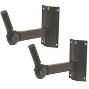 Adjustable Wall-Mount Brackets for Speakers (Pair)