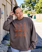 Halloween Jack-O-Lantern Crewneck Sweatshirt