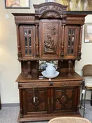 Antique French Hunt Cabinet