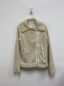 Abercrombie Kids SIZE 13/14 Beige Zip Down Boucle Girl's Jacket