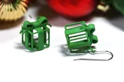 3D Present Earrings