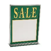 11"W x 14"H Vertical Sign Holder w/ Flat Base