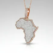 Diamond Africa Pendant
