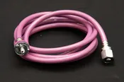 EVC644 10’ Purple (WAGD) hose with a Ohmeda Style Male quick connect adapter