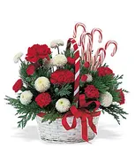 Candy Cane Basket