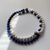 A Dance of Deep Blue and Iridescent White — Your Site Title