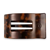 Flat Rectangle Hair Clip | Large | Tortoise
