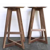 WALNUT BARSTOOLS