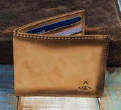 7-Slot Bifold Wallet - The Classic (Burnt Timber Leather)
