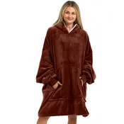 Adult Wearable Blanket Hoodie, Blanket with Sleeves for Men & Women, Big Hoodie, Hooded Blanket in Stripe