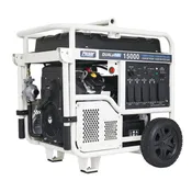 15,000 Watt Dual Fuel Portable Generator – 713cc V-Twin Engine, Electric Start