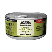 ACANA Premium Pate, Lamb & Lamb Liver Recipe Wet Food for Adult Cats