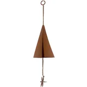 8 Inch Windchime Rustic Metal Garden with Dragonfly