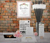 Flowery Sparkler Send Off Display Kit