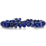10mm Faceted Lapis Bracelet