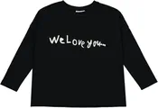 Beau Loves LS Square T-Shirt | Black