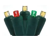 120L 5mm DMX LED Light String / 4-Channel, 6in Bulb Spacing