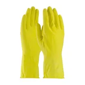 Assurance 48-L140Y Unsupported Latex, Flock Lined with Honeycomb Grip - 14 Mil (One Dozen)