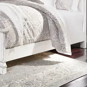 Abbey Park - California King Panel Bed Rails - Antique White