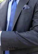 Charcoal Gray Suit – Made in Italy