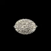 1.00ct. T.W. Diamond Vintage Wedding - Fashion Ring White Gold - J42782
