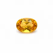 0.64ct Oval Yellow Sapphire