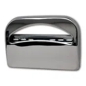 1/2 Fold Toilet Seat Cover Dispenser  - Brushed Chrome - TS0142-11