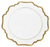 Anna Weatherley Antique White Gold Bread & Butter Plate