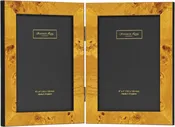 Addison Ross Honey Double Photo Frame, 5x7