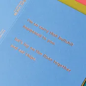 'Eat Chips' Greeting Card.