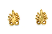Anthemion Palmettes Gold Earrings