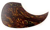 Acoustic Guitar Pickguard, Vinyl self-adhesive Teardrop - Vintage Brown Tortoise