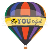 Beautiful Hot Air Balloon Sublimation Print