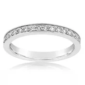 0.32 Carat Round Brilliant Cut Diamond Eternity Band