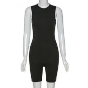 Biker romper one piece