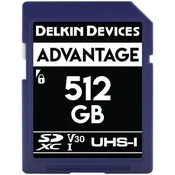 Delkin Devices 512GB Advantage UHS-I SDXC Memory Card