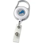 DETROIT LIONS RETRACTABLE DELUXE BADGE REEL. SOLD IN SETS OF 3 ONLY.