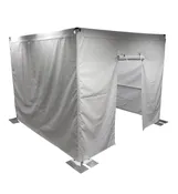 10 x 10 Ft. White Poly Premier Roof