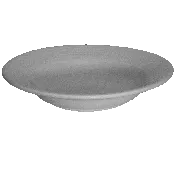 Soup Bowl With Rim, White