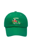 Adult Santa Golf Cart Baseball Hat