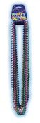 ASSORTED COLOR METALLIC BEADS ON DISPLAY CARD