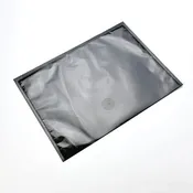 10.8" x 7.9" Ready. Chef. Go!® Heat Seal Cooking Bags - Microwave & Oven Safe, Black Unprinted, 250/Case