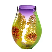 David Leppla Purple Seascape Vase